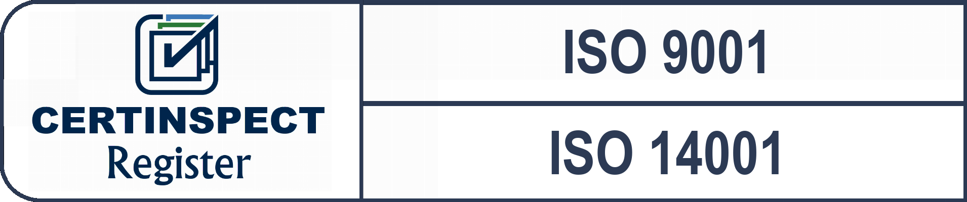 ISO 9001 and ISO 14001 certification